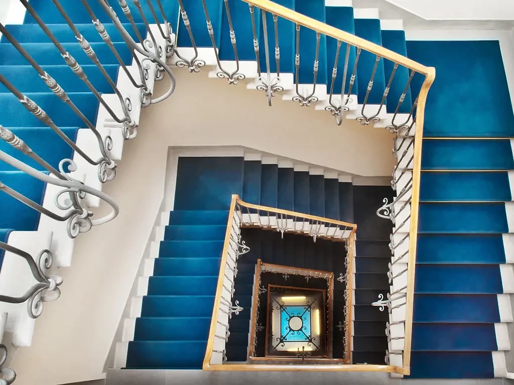 Escalier, FH55 Hotel Calzaiuoli, Toscane, Italie