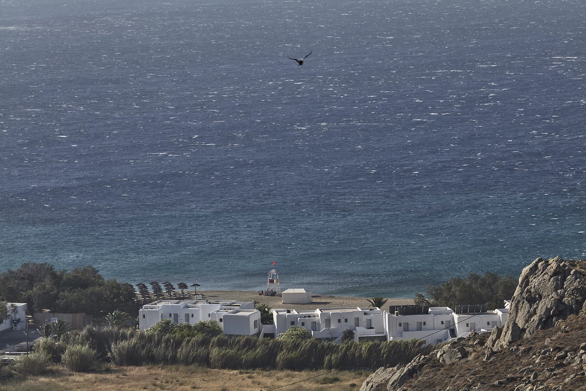 Vue d'ensemble, Myconian Sunrise, Mylonos, Grèce