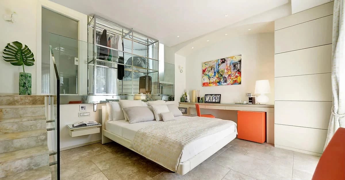 Chambre, Hotel Villa Blu, Sorrente, Italie