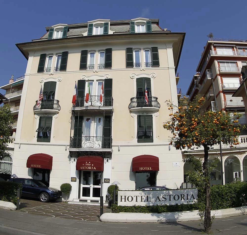 Entrée de l'hôtel, Astoria Hotel Rapallo, Ligurie