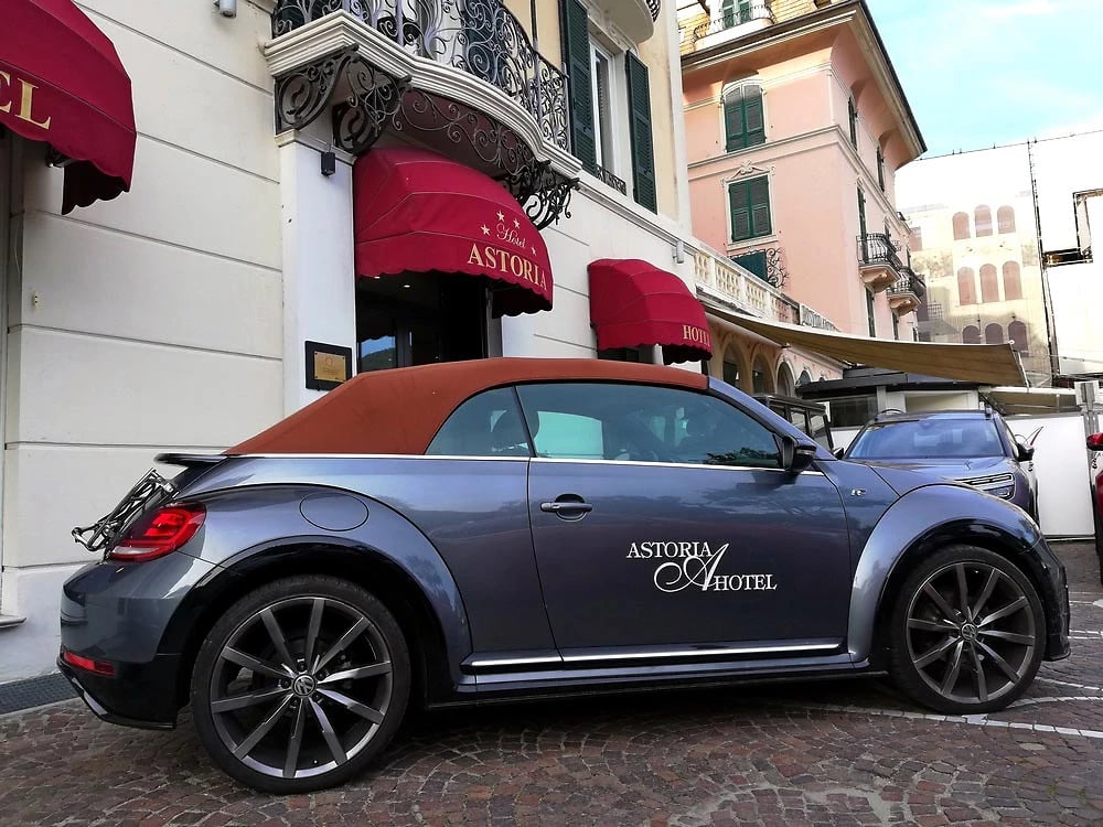 Entrée de l'hôtel, Astoria Hotel Rapallo, Ligurie