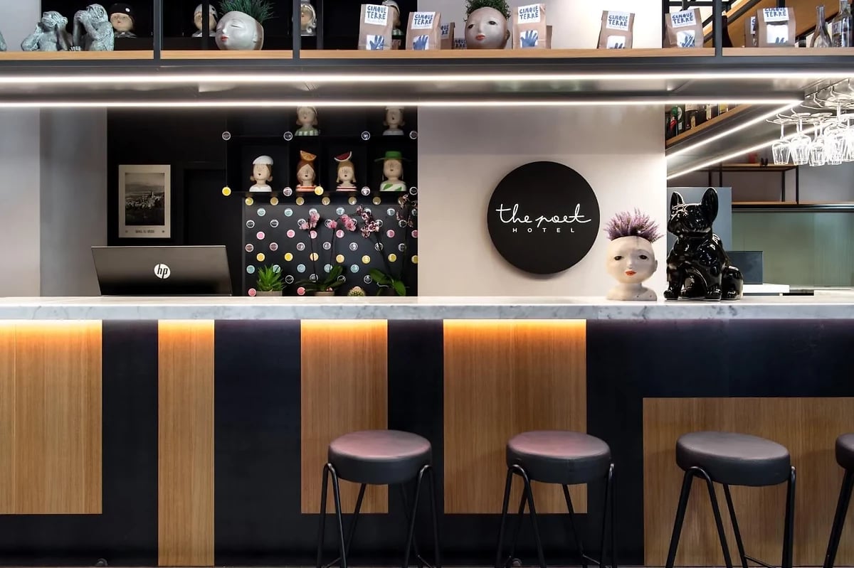 Bar, The Poet Hotel, Italie