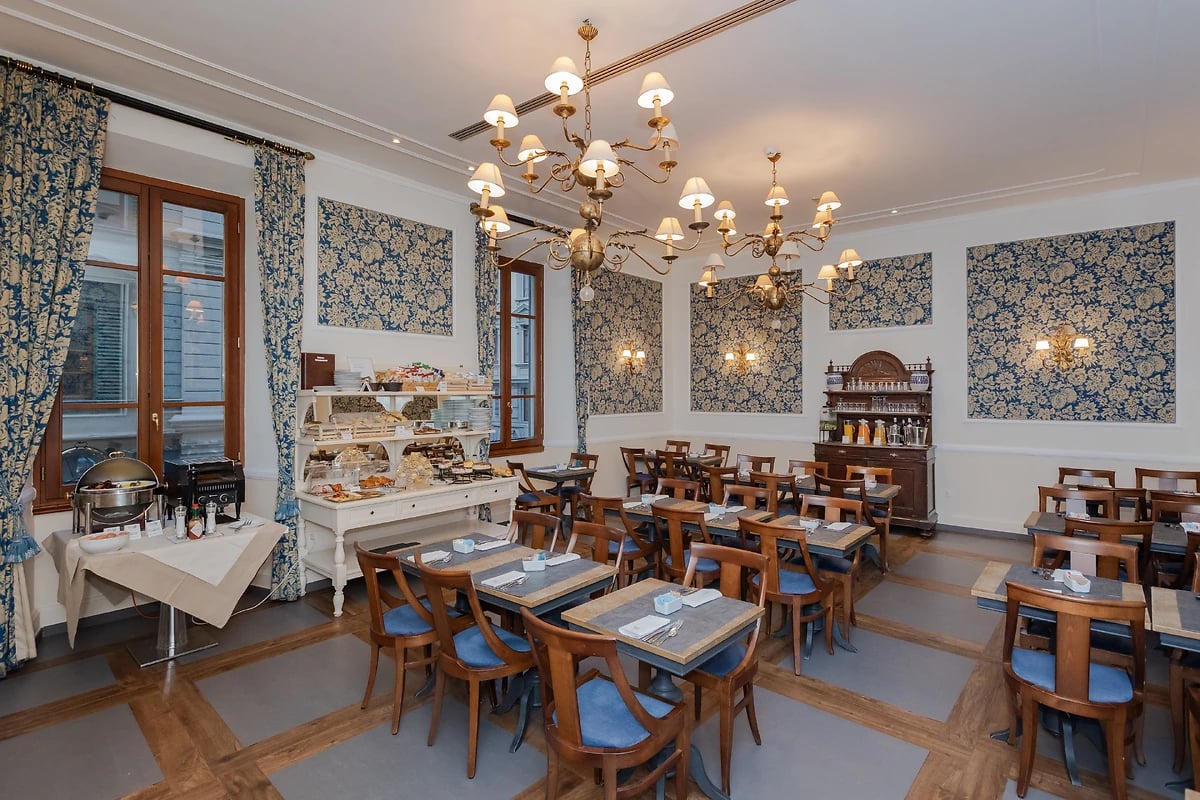 Salle de restauration, FH55 Hotel Calzaiuoli, Toscane, Italie