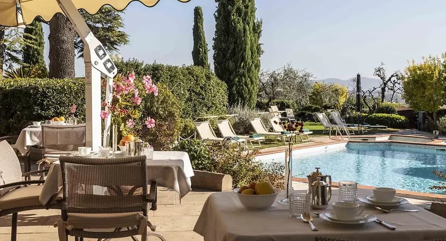 Piscine, Relais Santa Chiara, Toscane, Italie