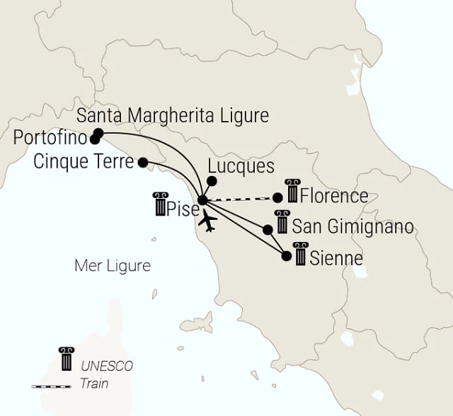 Carte du voyage