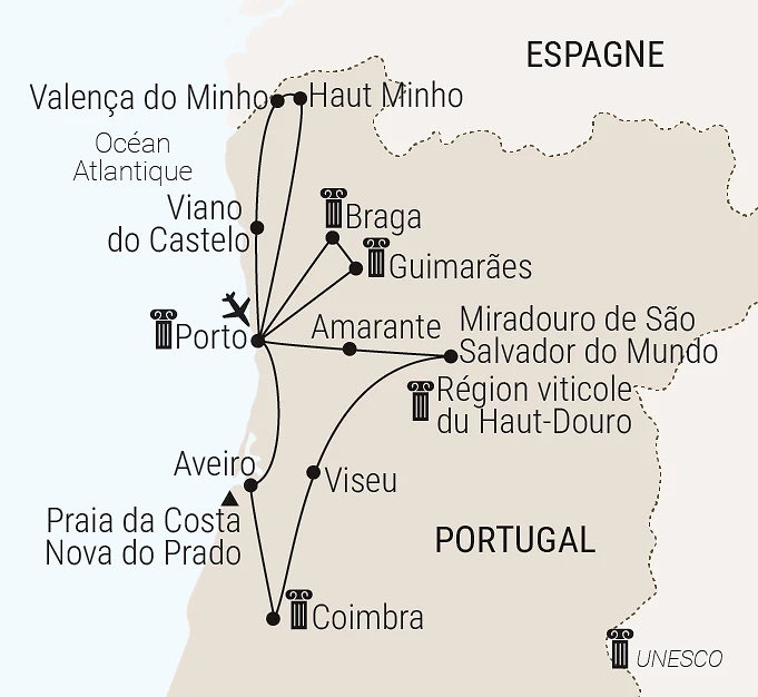 Carte du voyage