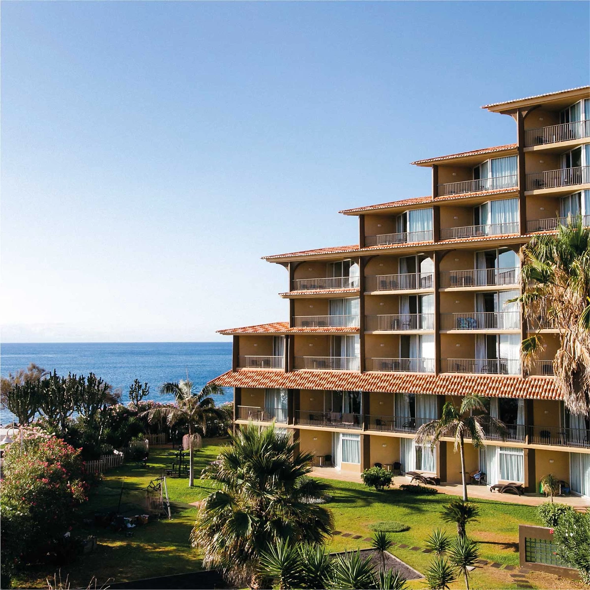 Vue sur une aile de l'hôtel, The Views Oásis, Madère, Portugal