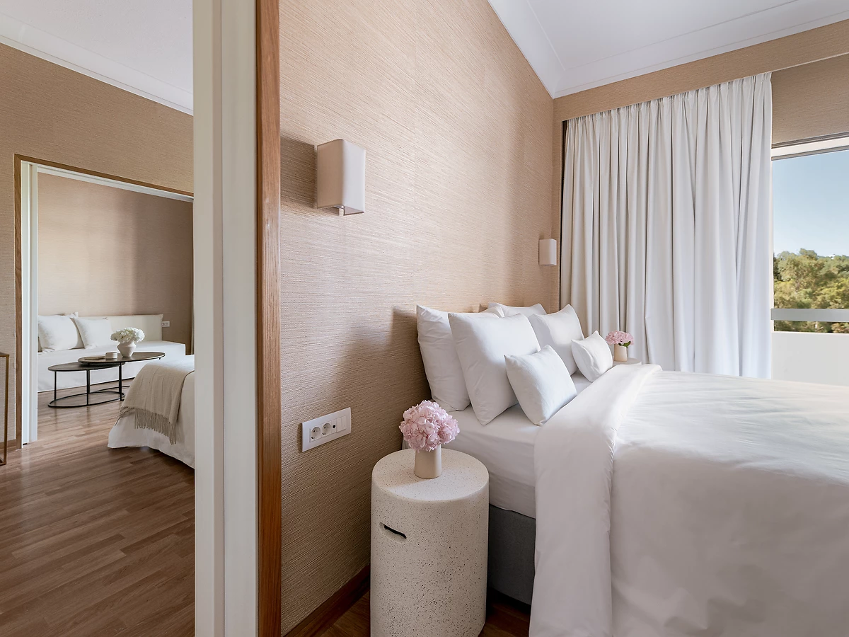 Chambre famille LUXME vue mer