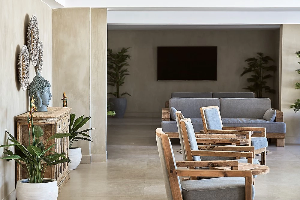 Lounge, Pepper Sea Club Hotel, Crète, Grèce