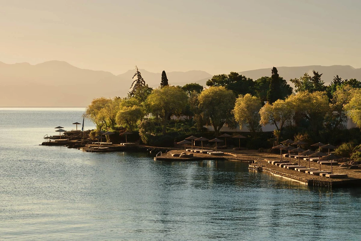 Plage, Minos Beach Art, Crète, Grèce