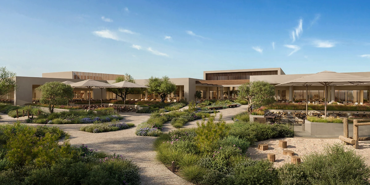 Jardin du bâtiment principal, Ikos Kissamos