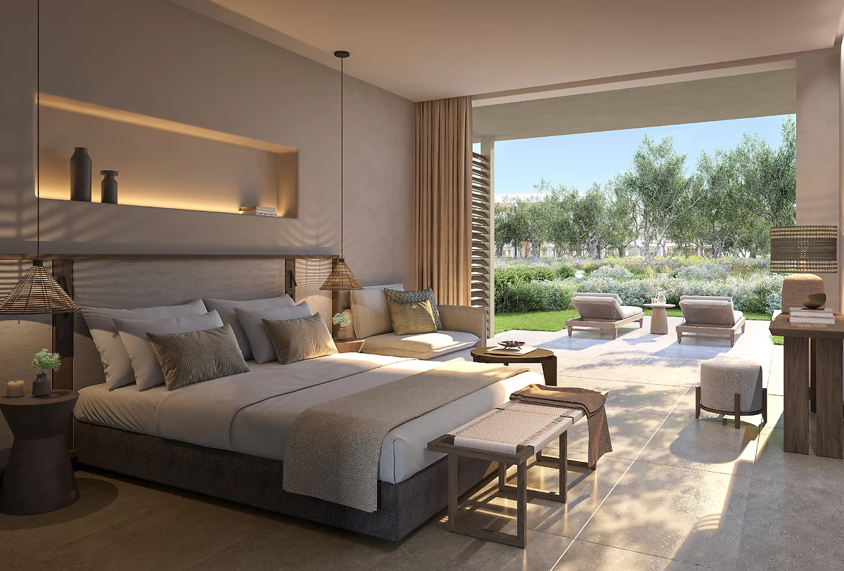 Chambre famille jardin privé