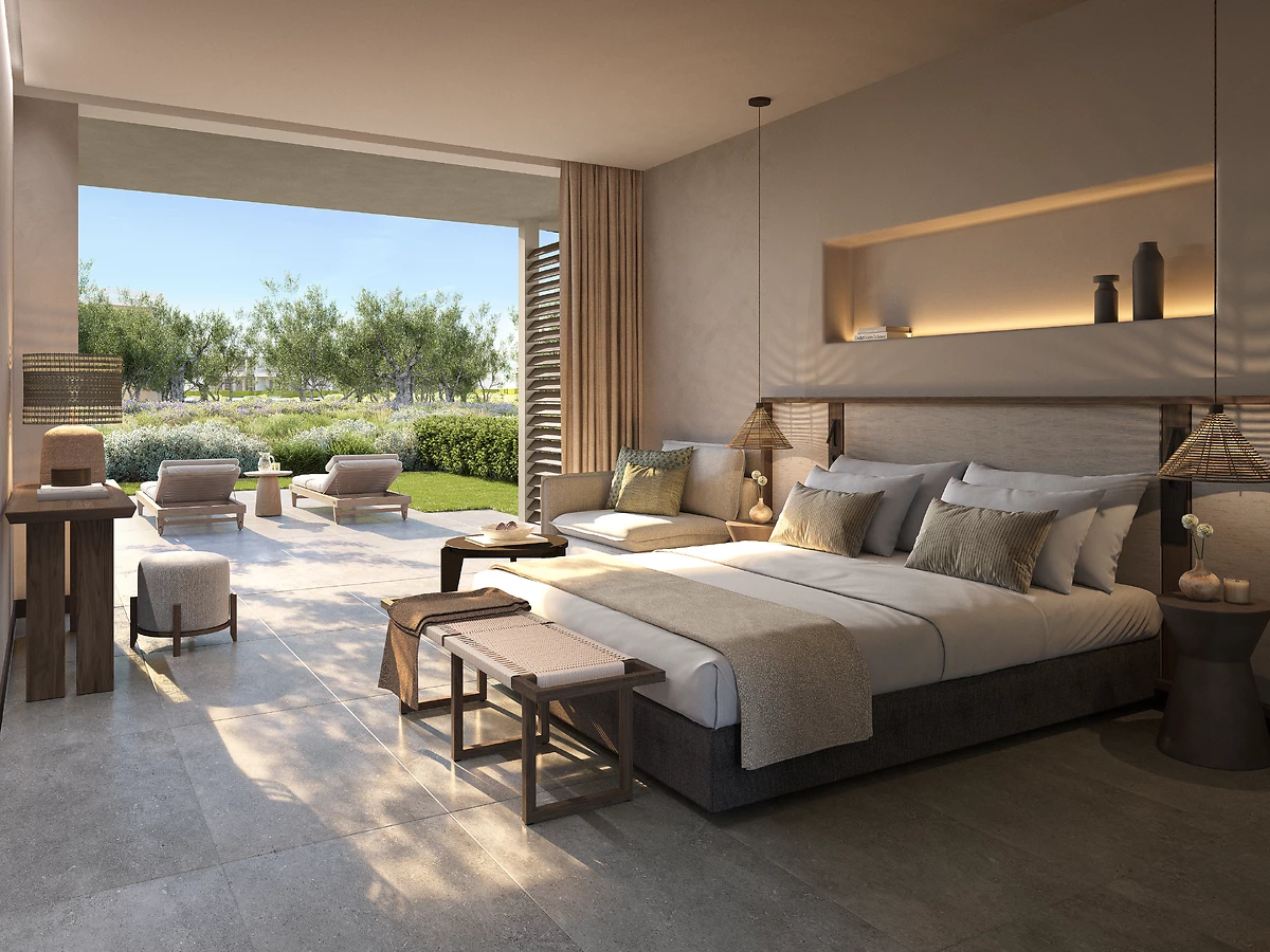 Chambre supérieure jardin privé