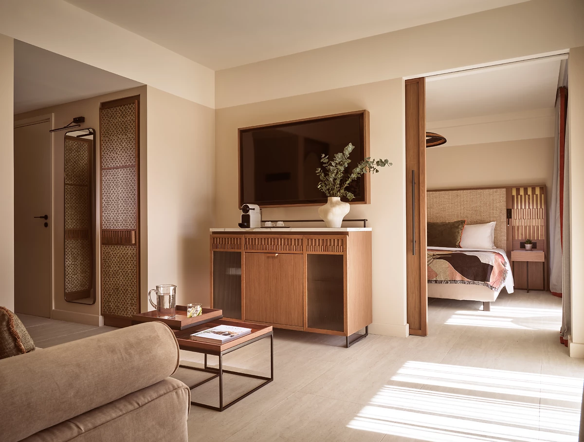 Suite deluxe famille vue jardin