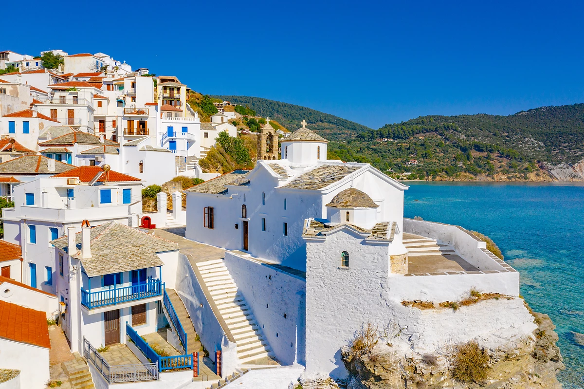 Église de Panagitsa Tou Pirgou, Skopelos, Sporades, Grèce
