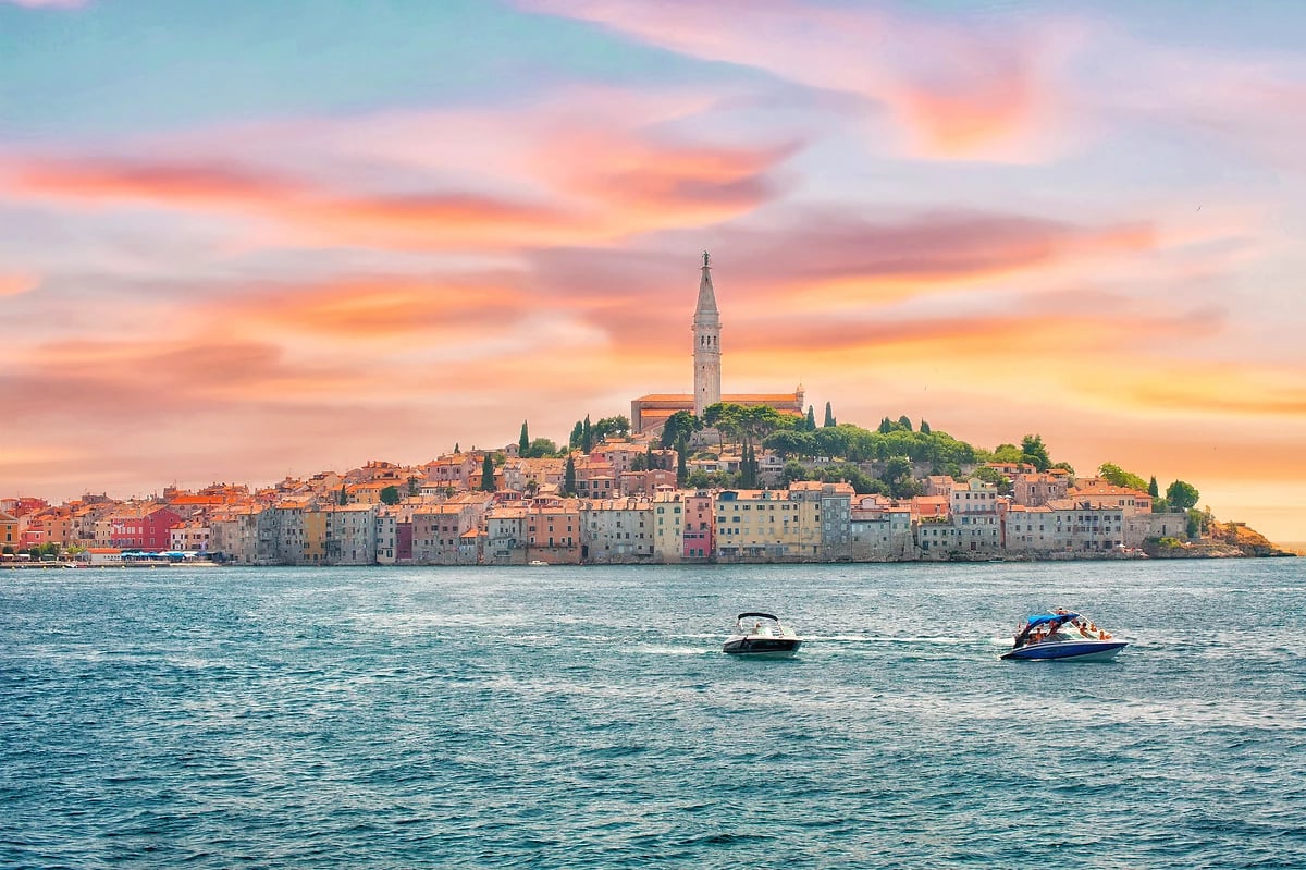 Vue de Rovinj, Croatie