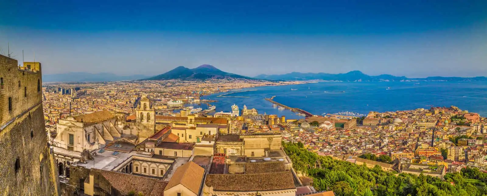 Vue, Naples, Campanie, Italie