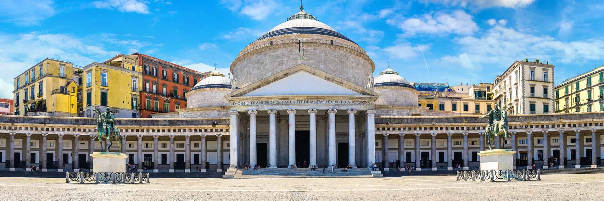 San Francesco di Paola, Place du peuple, Naples Italie