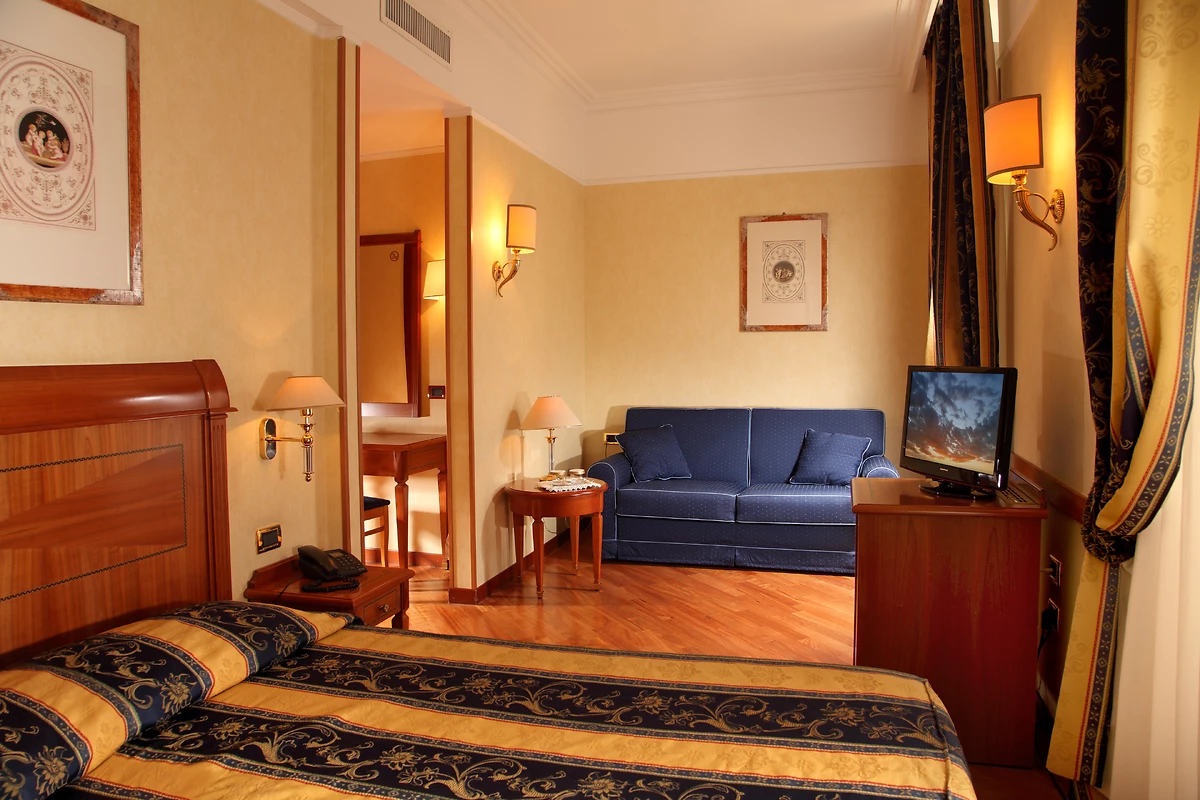 Chambre deluxe, hôtel Albergo Ottocento, Rome