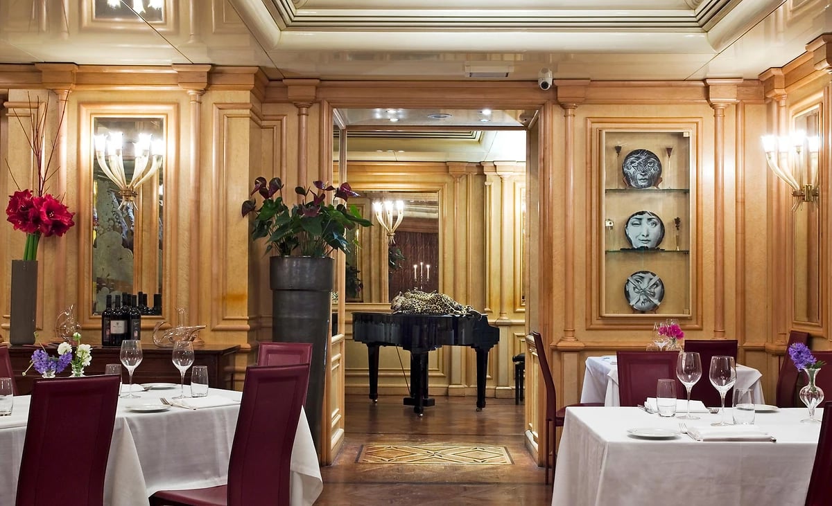 Piano-bar, Hotel Valadier, Rome, Italie