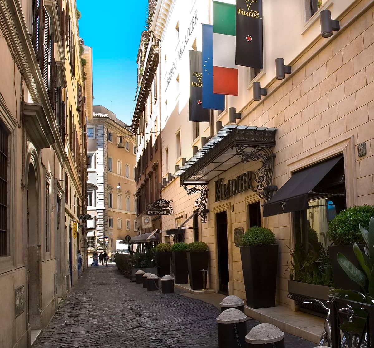 Façade extérieure, Hotel Valadier, Rome