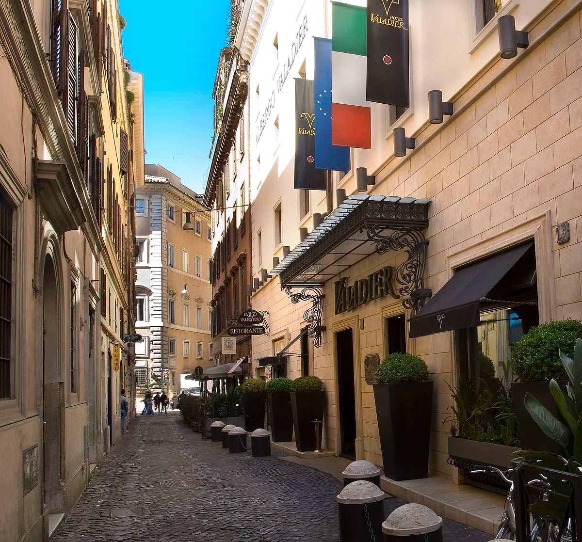 Façade extérieure, Hotel Valadier, Rome