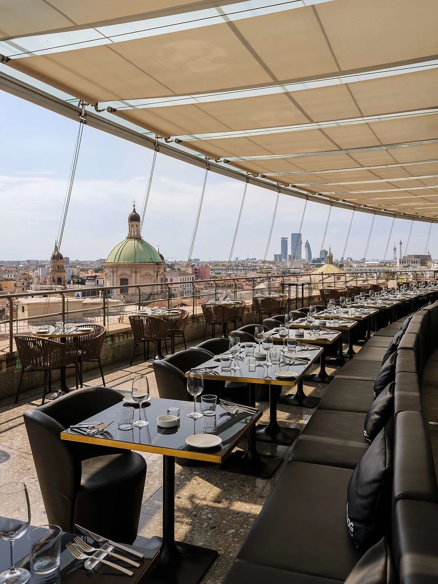 Restaurant, Terrasse, The Square Milano Duomo