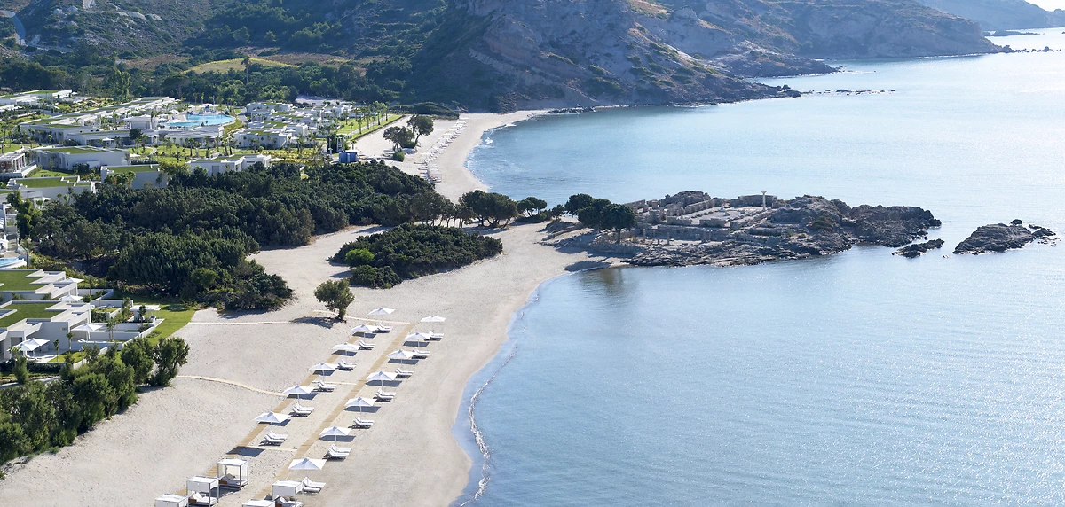 Plage de l'hôtel, hôtel Ikos Aria Resort