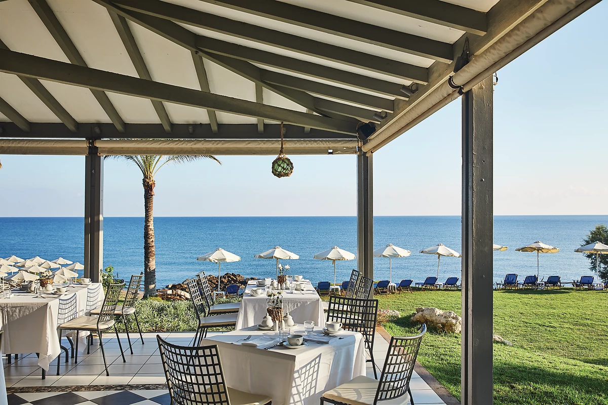 Un des restaurants de l'hôtel, Grecotel All-In Marine Palace & Aqua Park