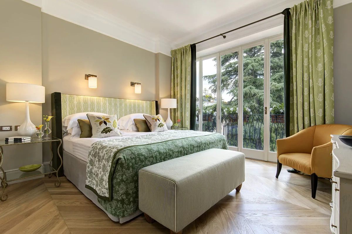 Chambre, suite Valadier, Hôtel de Russie, A Rocco Forte Hotel, Rome, Italie