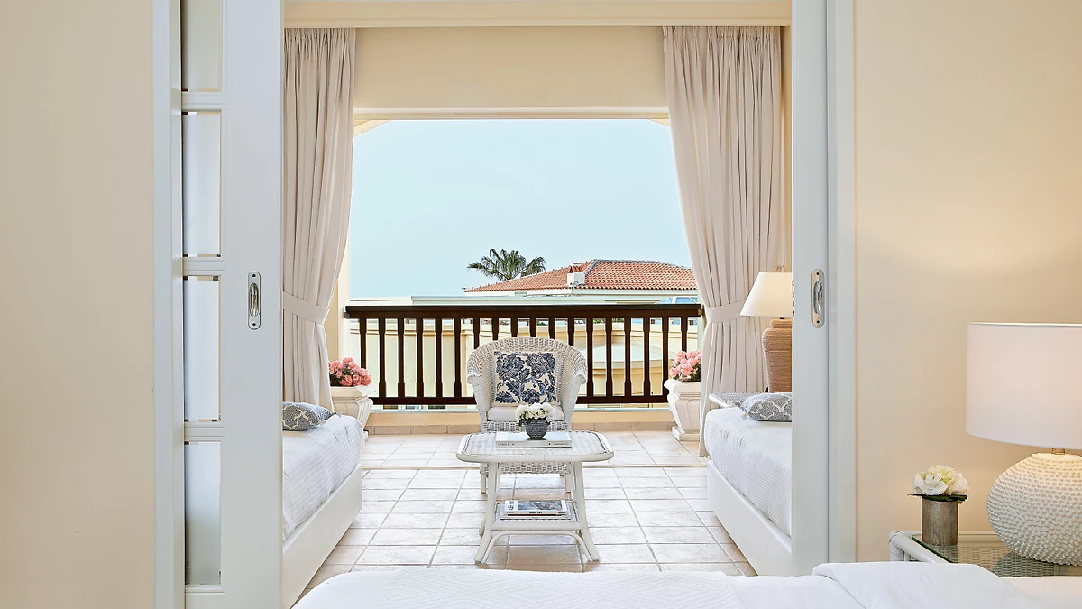 Chambre famille vue jardin