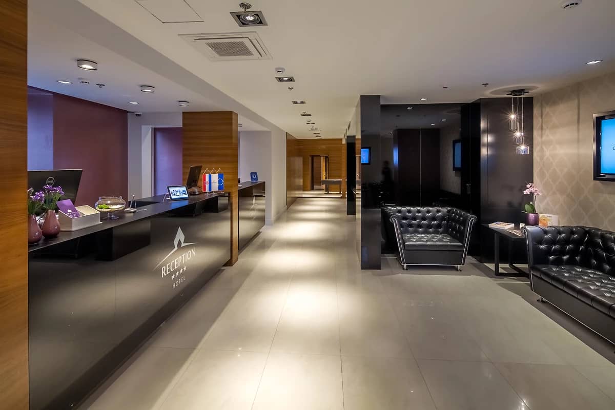 Lobby, Hôtel Cornaro, Split, Croatie