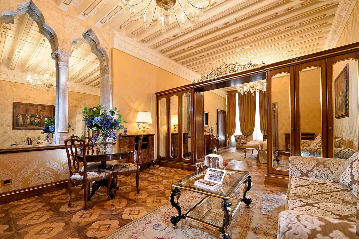 Suite Luxury, Hôtel Ai Reali, Venise, Italie.