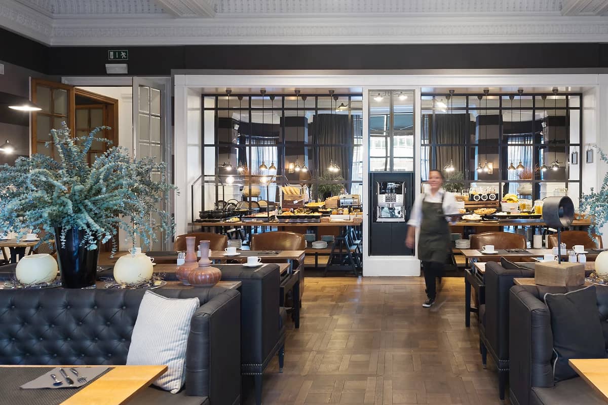 Petit déjeuner, Hôtel Granvia, Barcelone, Espagne