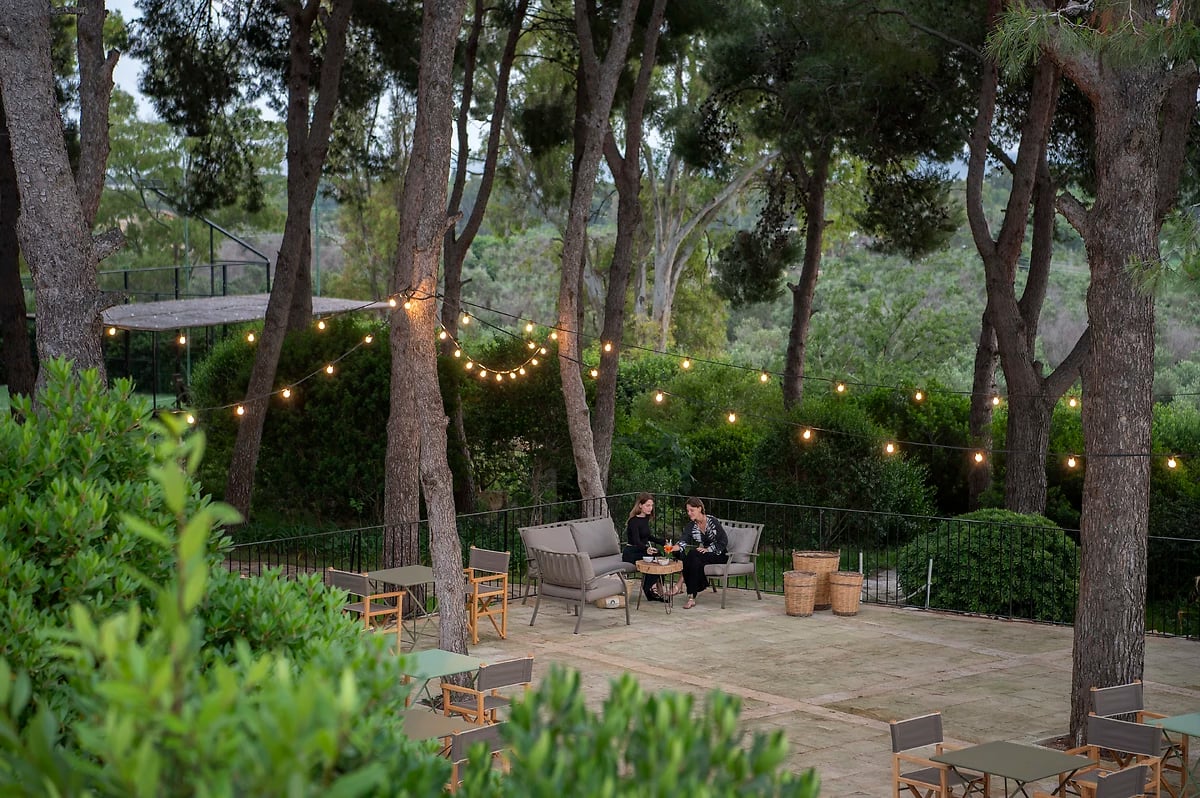 Terrasse du bar de l'hôtel, hôtel Masseria Fontanelle