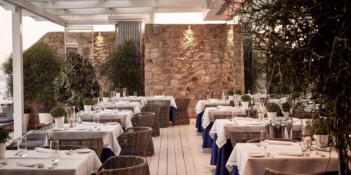 Restaurant Efisia, Myconian Ambassador Relais & Châteaux, Mykonos, Grèce