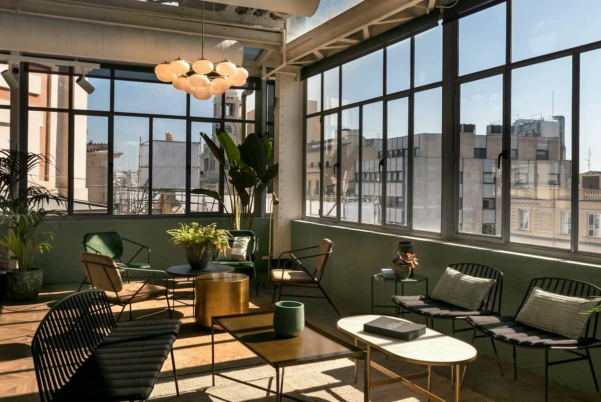 Lobby de l'hôtel, hôtel Petit Palace Alcala