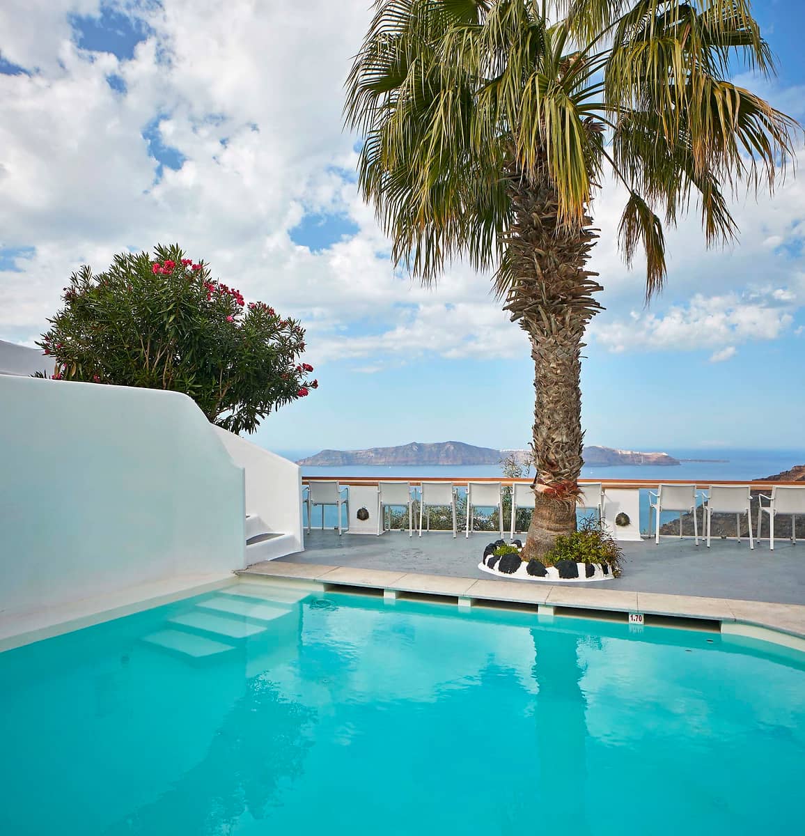 Piscine, Cliff Side Suites, Santorin, Grèce