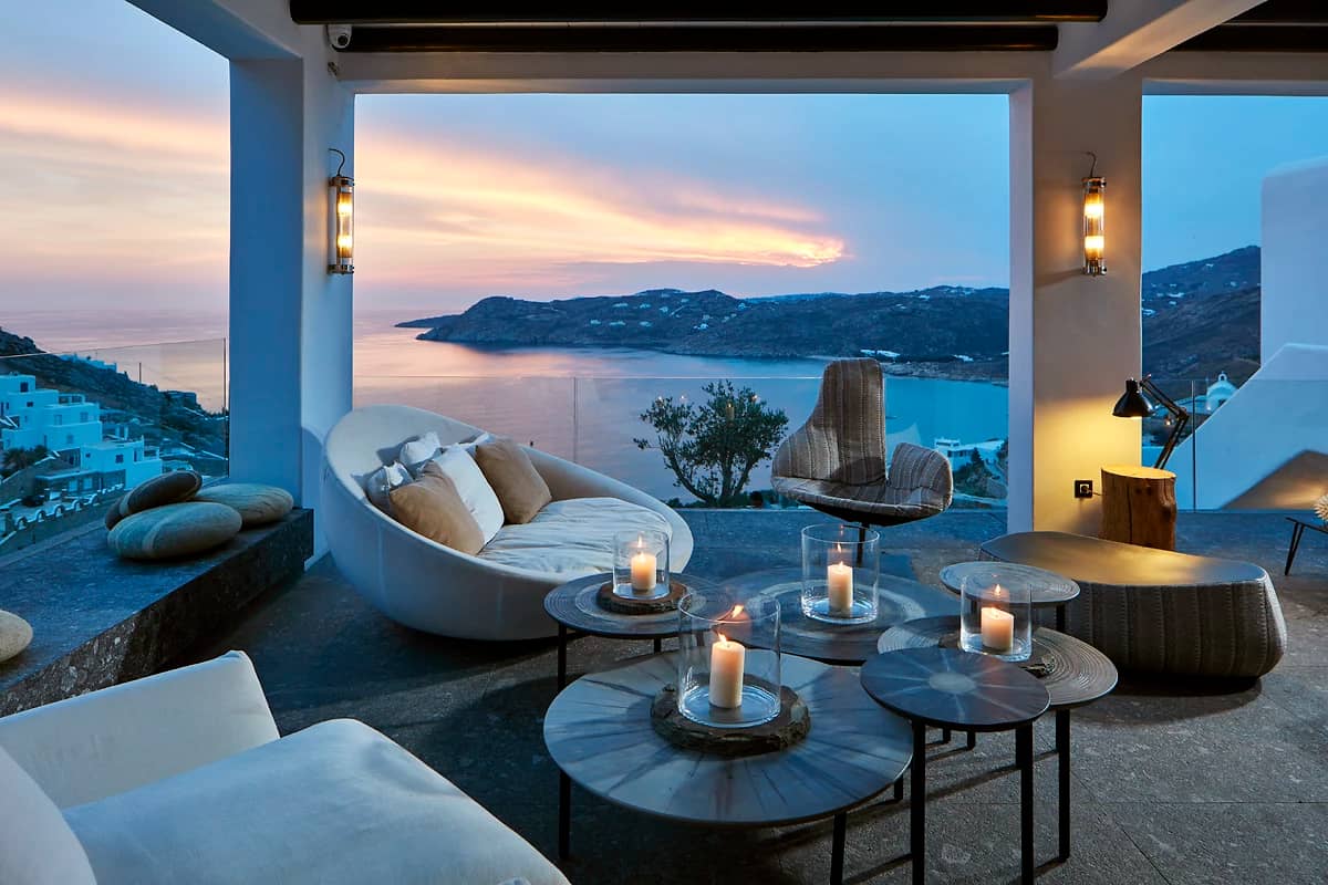 Lounge, Myconian Avaton, Mykonos, Grèce