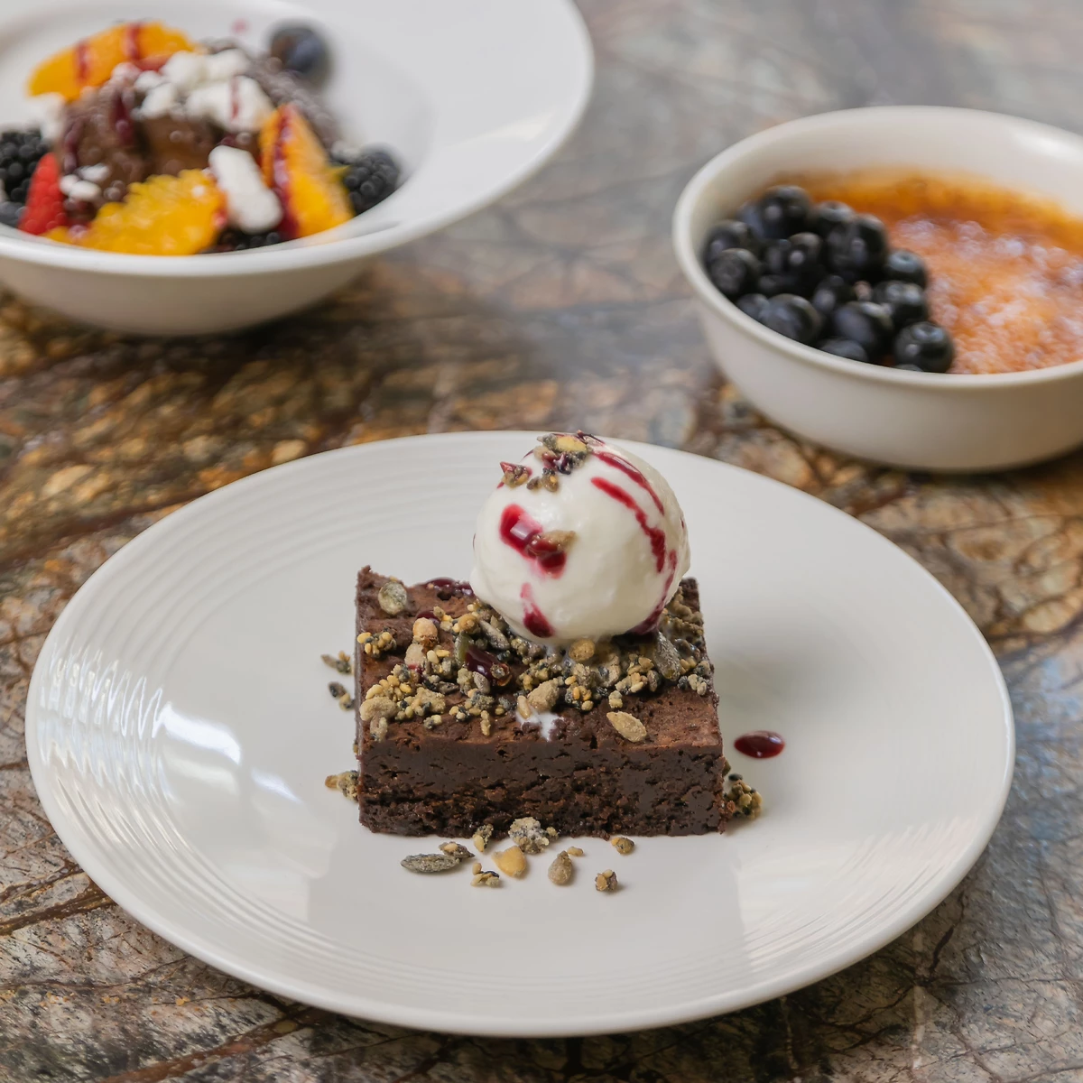 Dessert, restaurant de l'hôtel, Galleria Vik Milano