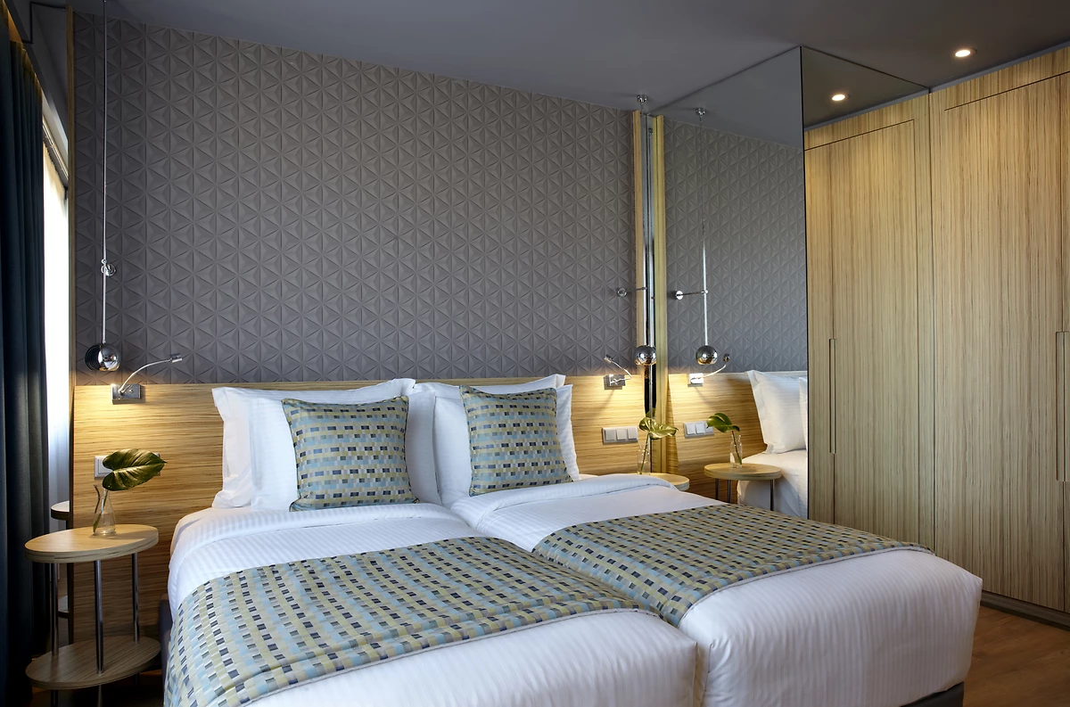 Chambre standard twin vue Atrium