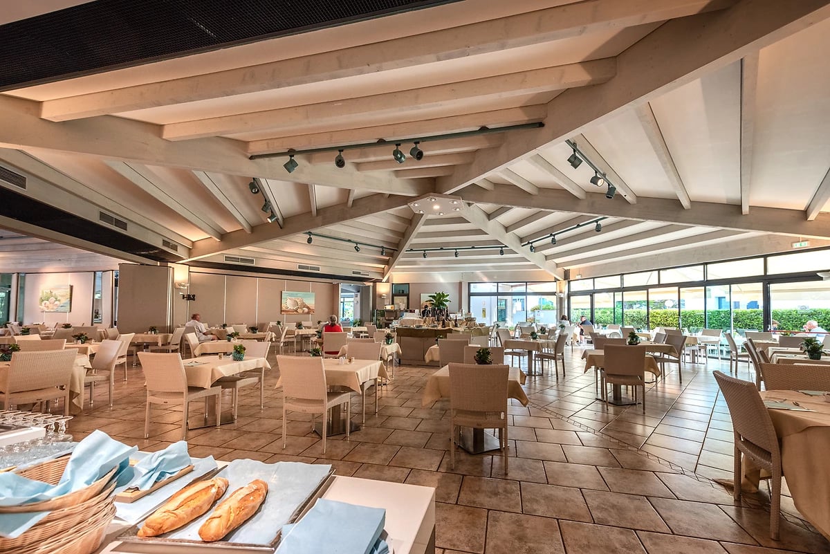 Restaurant, Acacia Marina, Sicile, Italie