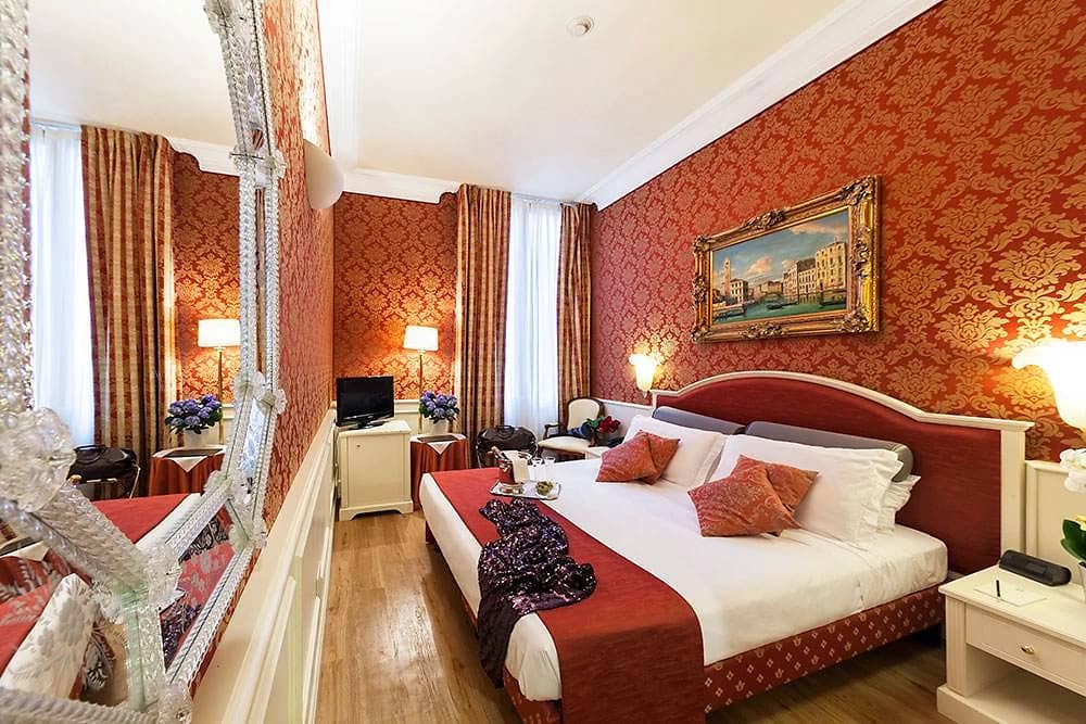 Chambre classique, Duodo Palace, Venise, Italie