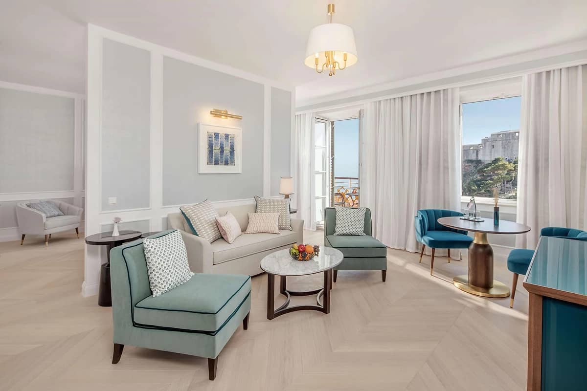 Deluxe Suite Seaview, Hôtel Hilton Imperial, Dubrovnik, Croatie