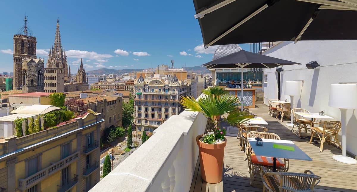 Rooftop, H10 Montcada boutique Hotel, Barcelone, Espagne