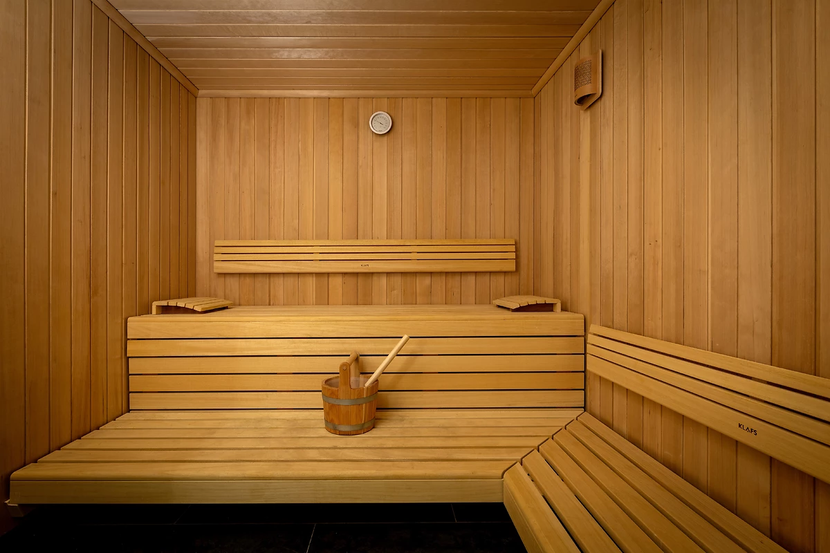 Sauna, Spa de l'hôtel, Domes Miramare, a Luxury Collection Resort, Corfou, Grèce
