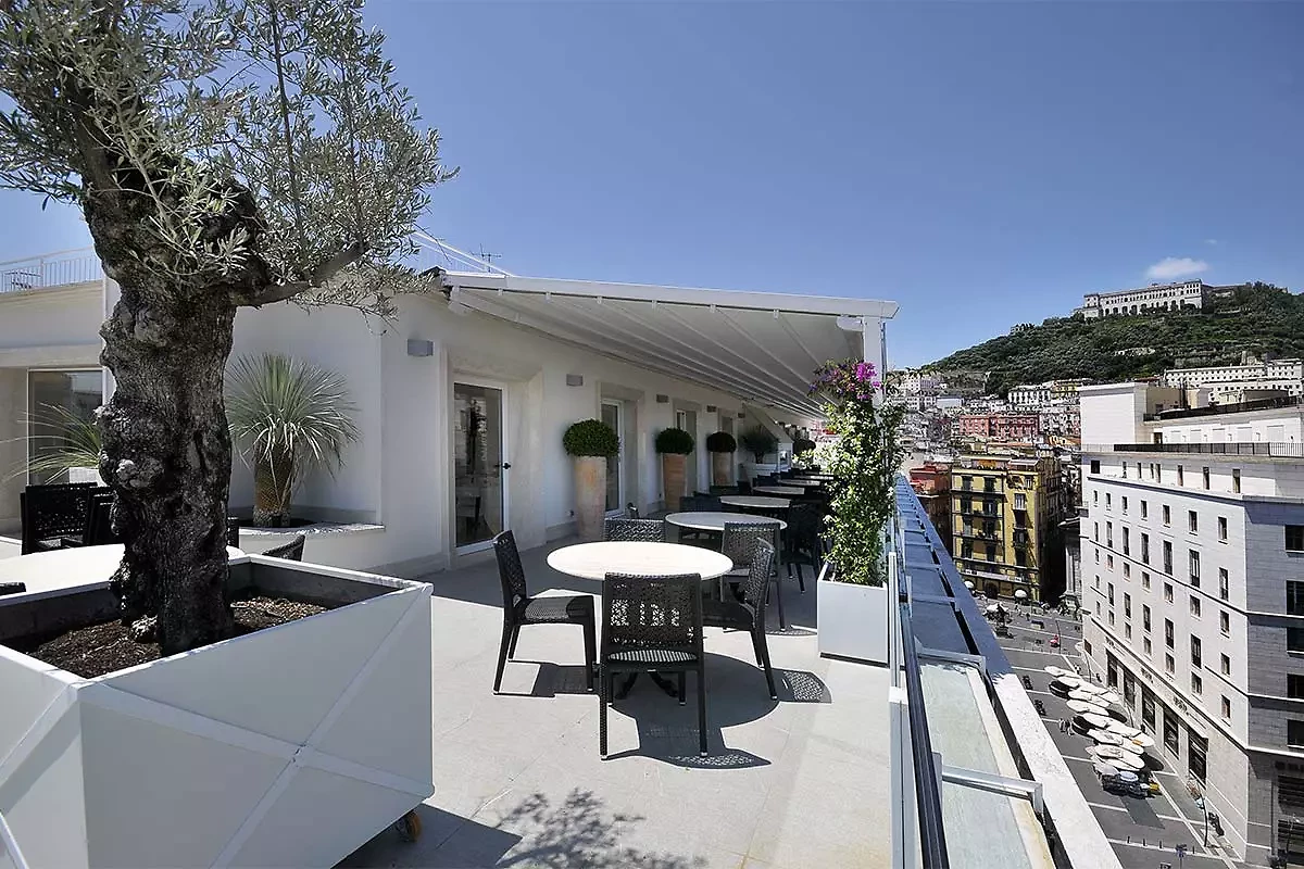 Restaurant, Grand Hotel Oriente, Naples, Italie