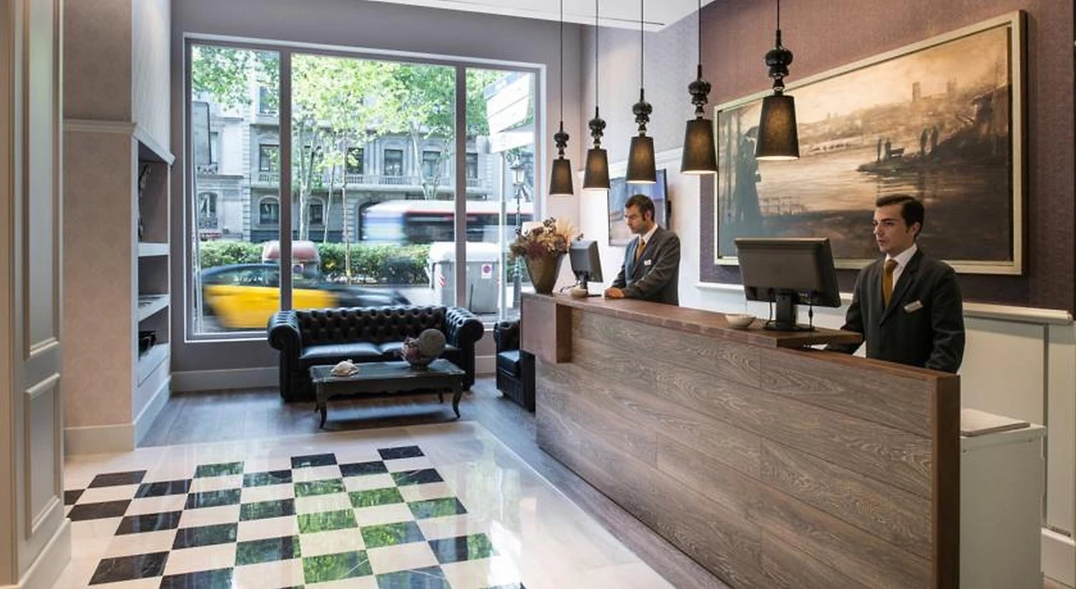 Lobby, Hôtel Catalonia Passeig de Gràcia, Barcelona, Espagne