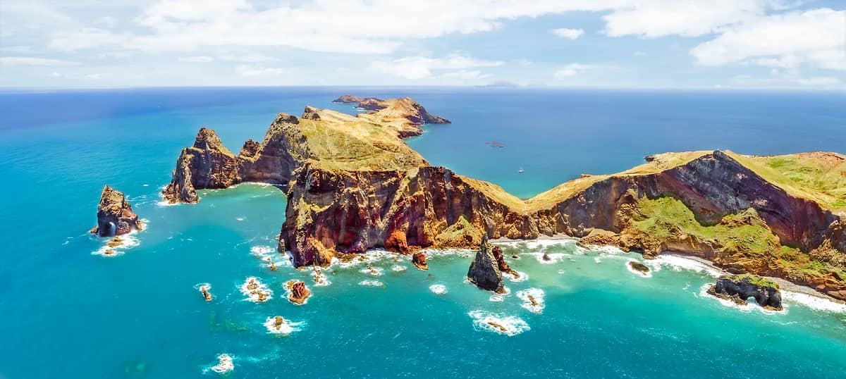 Pointe de Saint Laurent (Ponta do Sao Lourenco), Océan Atlantique, Madère, Portugal
