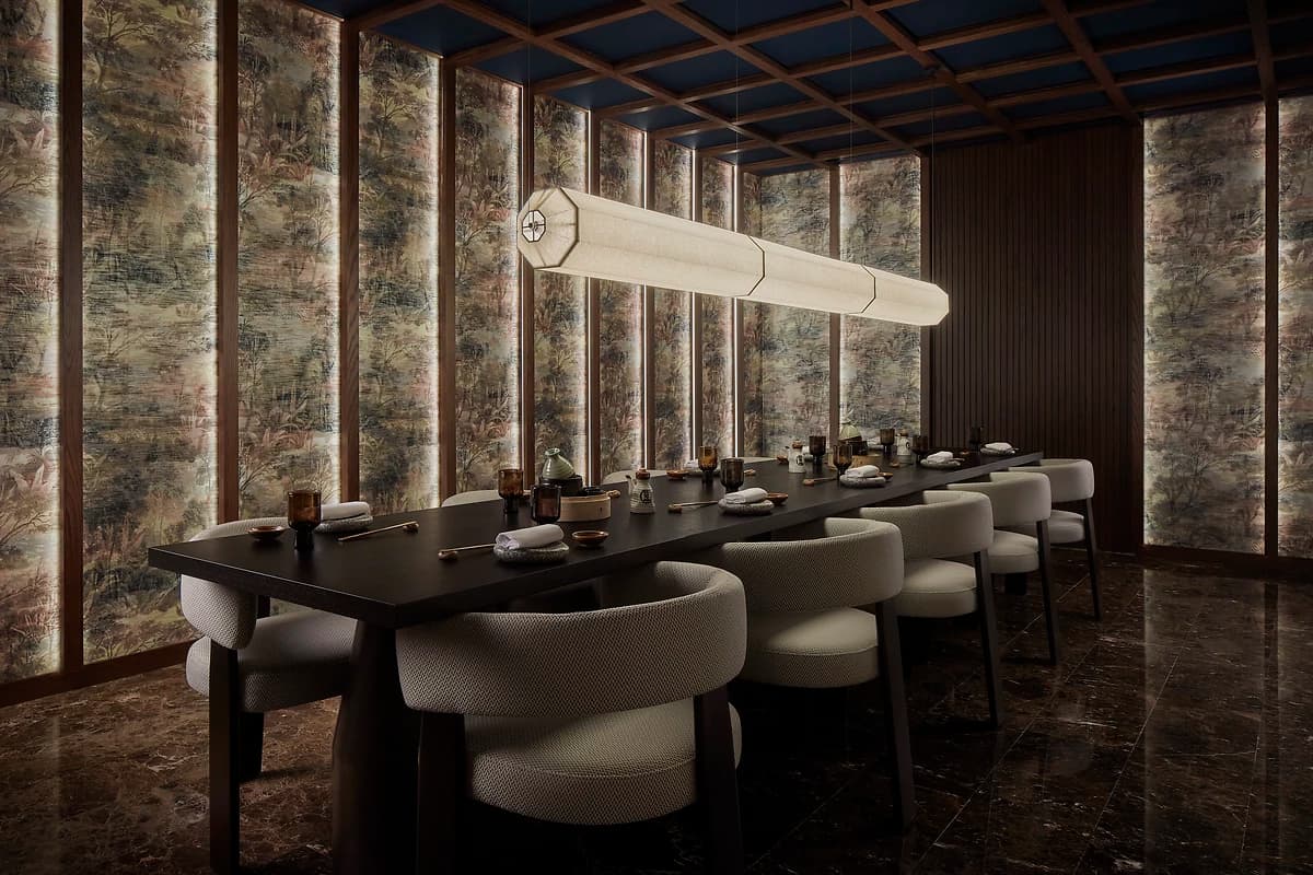 Table dressée, restaurant Yakuza, Tivoli La Caleta Tenerife Resort